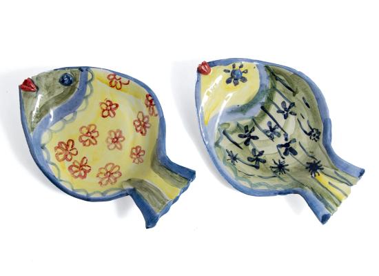 Pottery Plates | Fish Designed 